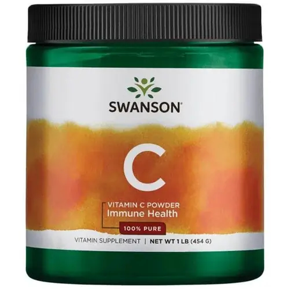 Swanson Витамин C порошок, 454 г