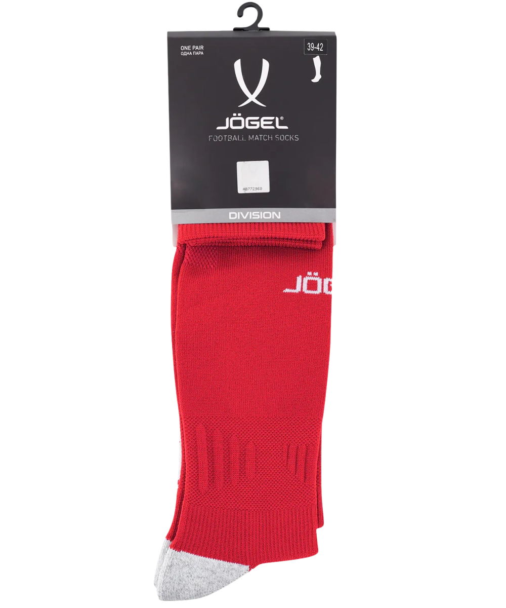Гетры футбольные Match Socks, красный