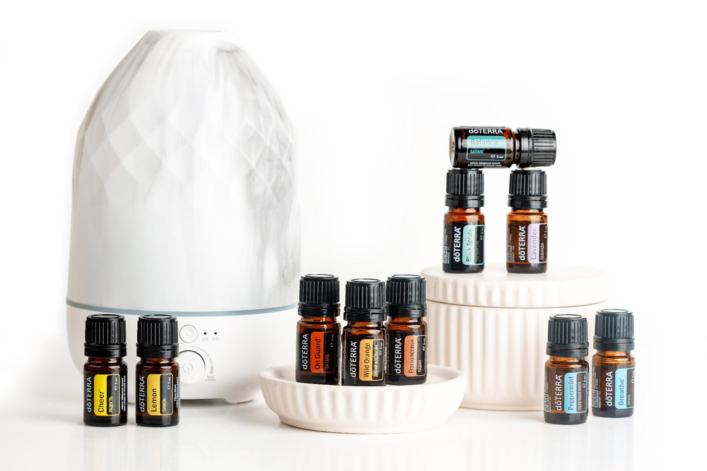 Набор эфирных масел doTERRA «Аромагия» с диффузором VOLO, 10x5 мл