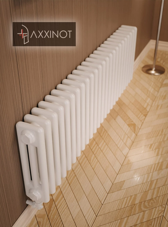 Axxinot Sentir 3030 - трехтрубный трубчатый радиатор высотой 300 мм, нижнее подключение