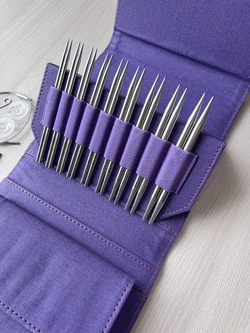 Набор съемных укороченных спиц 9см/9пар Flight Standard Purple Lykke
