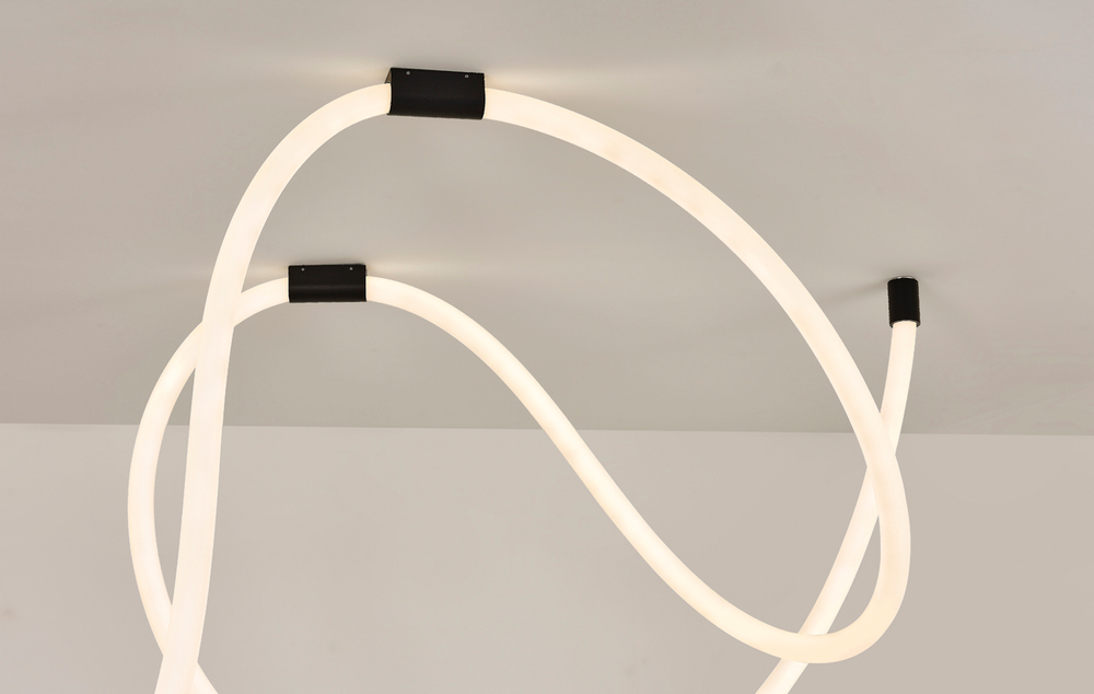 Светильник для LIGHT WAVE,  TUBA,  160Вт,  D25xL10000 мм,  7932Лм,  DC 48В,  Ra90,  360°,  3000К,  IP20,  матовый белый
