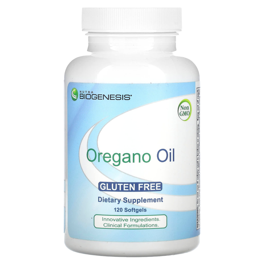 Nutra BioGenesis, Масло орегано, 57 мг, 120 мягких таблеток