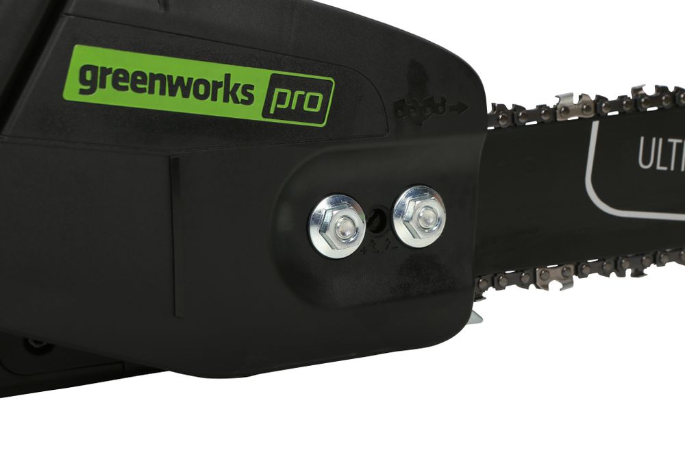 Цепная пила аккумуляторная Greenworks GD60CS25k5 Арт. 2008907UG, 60V, 40 см, бесщеточная, 2500 Вт, с 1хАКБ 5 Ач. и ЗУ