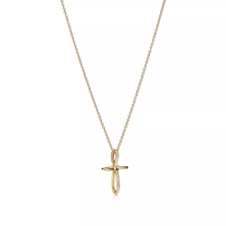 Подвеска из золота 18к(750 проба) , Tiffany 💠infinity Cross