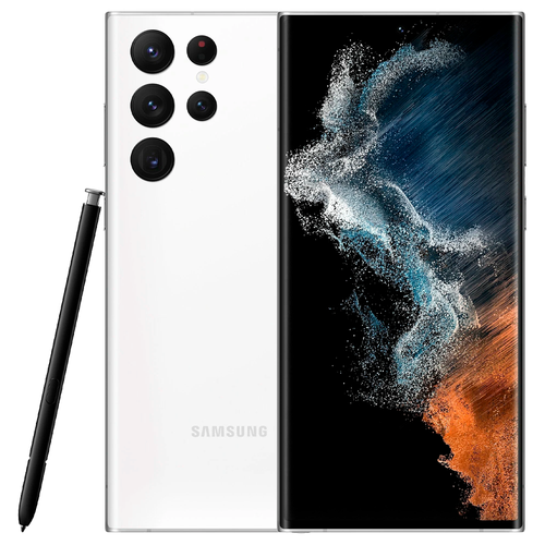Смартфон Samsung Galaxy S22 Ultra 12/256GB, White Phantom (Белый фантом)