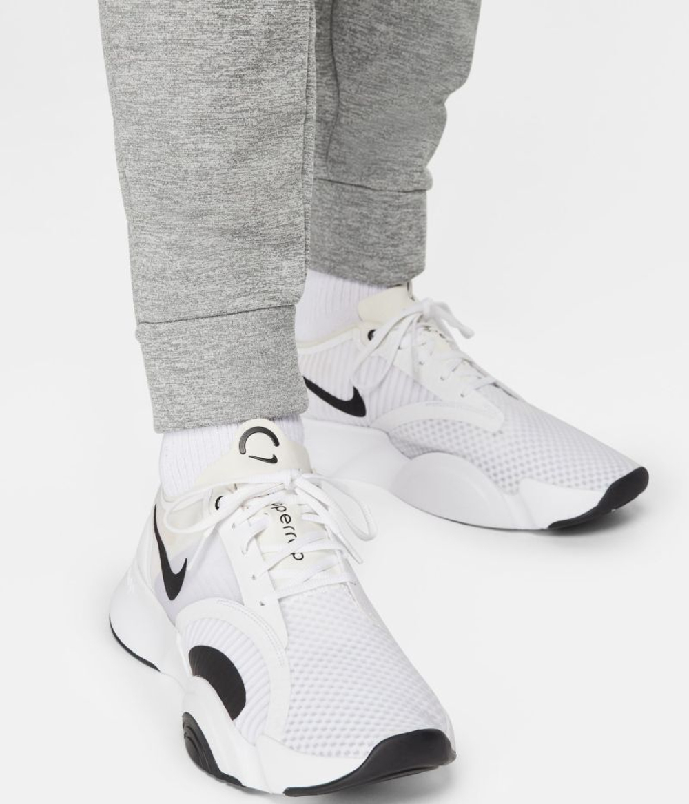 Мужские теннисные штаны Nike Therma-FIT Tapered фитнес Pants - серый