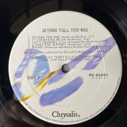Винтажная виниловая пластинка LP Jethro Tull This Was (США 1983) My Sunday Feeling