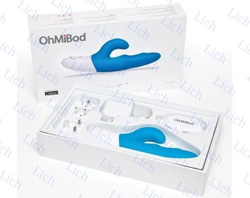 Вибратор OhMiBod Freestyle W голубой