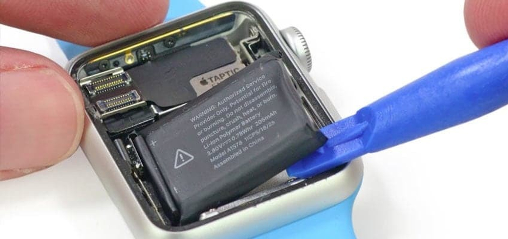 Замена аккумулятора на Apple Watch 2 42 мм (A1761)