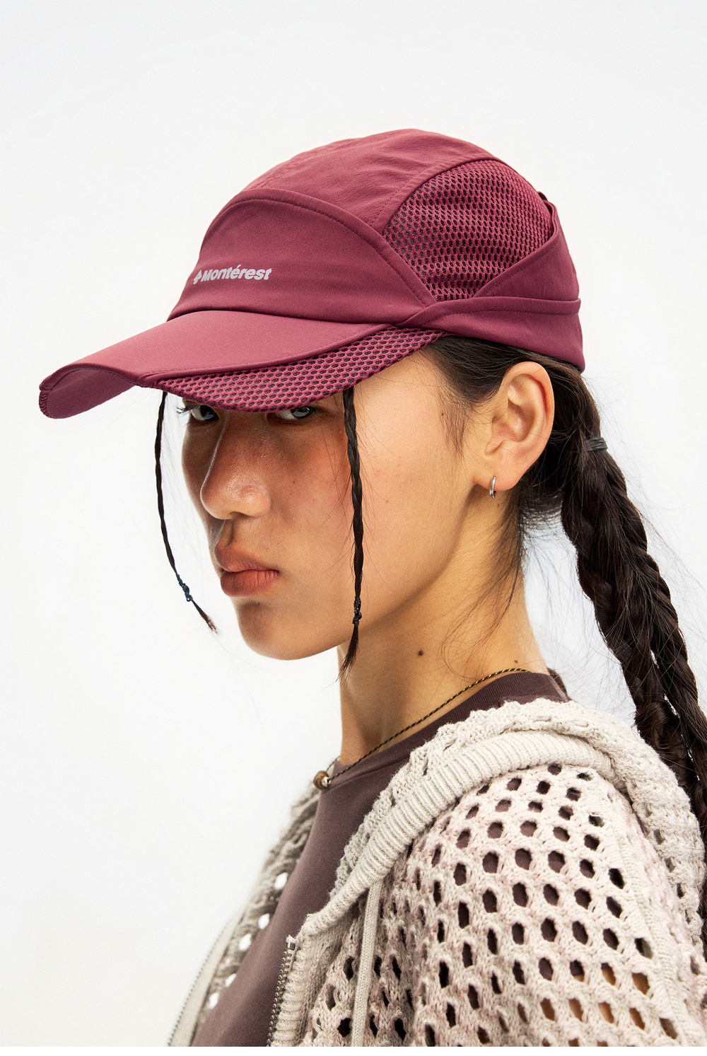 Кепка Nothomme Monterest Dual Fit бордовый