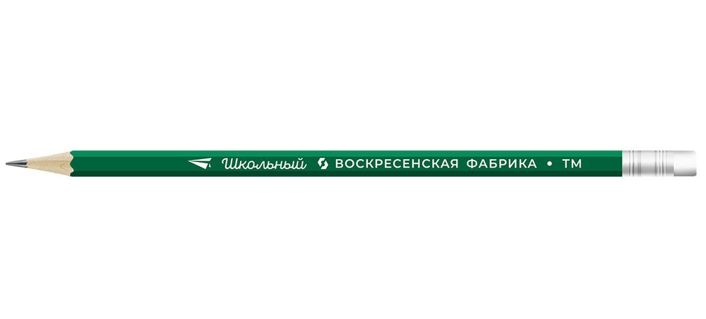 Карандаш чернографитный с ластиком заточенный ТМ (HB) 84 шт, Школьный 1-1100, ВКФ 1-1100 Карандаш чернографитный с ластиком заточенный ТМ (HB) 84 шт, Школьный 1-1100, ВКФ 1-1100