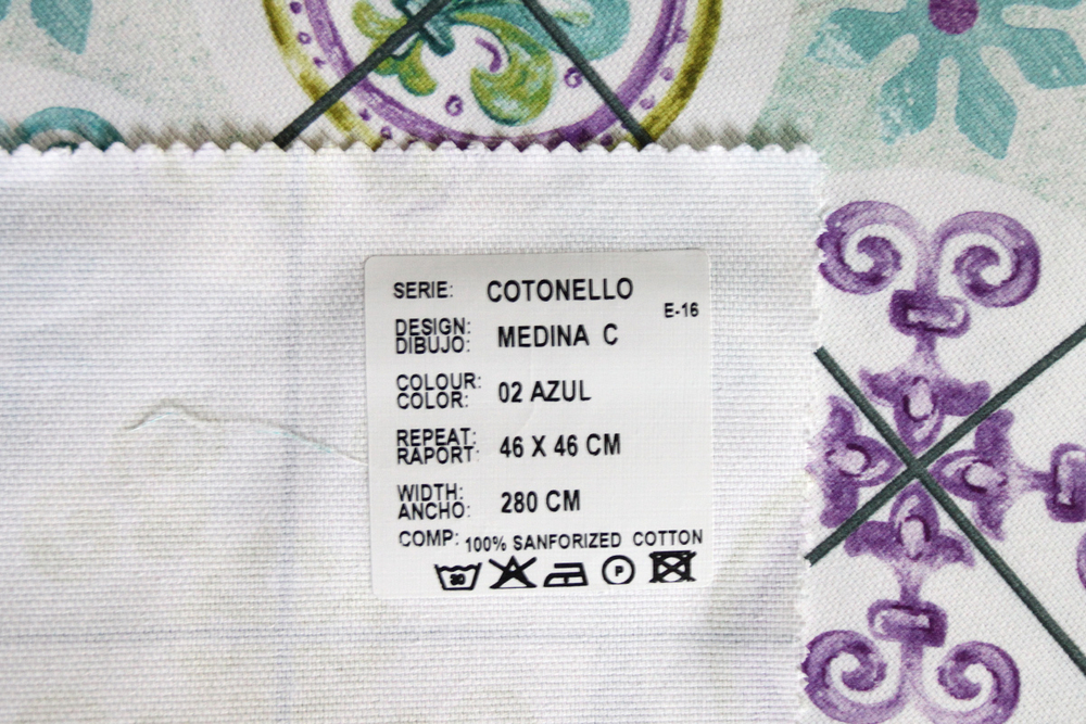 Рогожка Cotonello Medina (Котонело Медина) C 02 azul