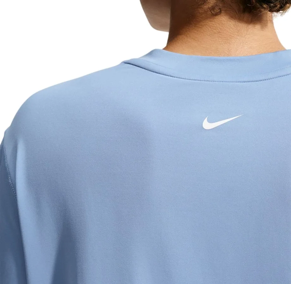 Женская теннисная футболка Nike Pro Loose - work blue/white