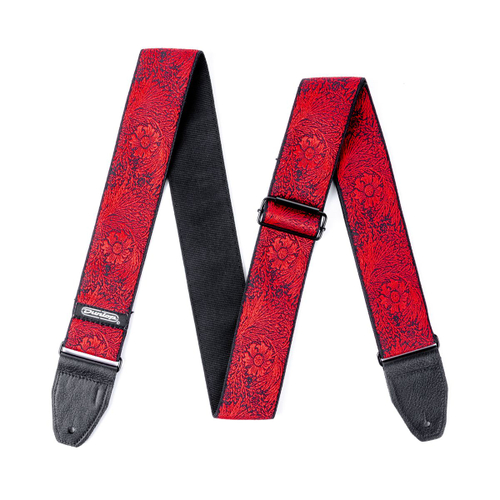 Dunlop D6721 Jacquard Albion дизайнерский ремень для гитары, жаккардовая ткань c кожей