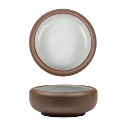 Салатник 200 мл d 11 cм h4 cм емкость для закусок White Matt New Brown Taiga P.L. [6]