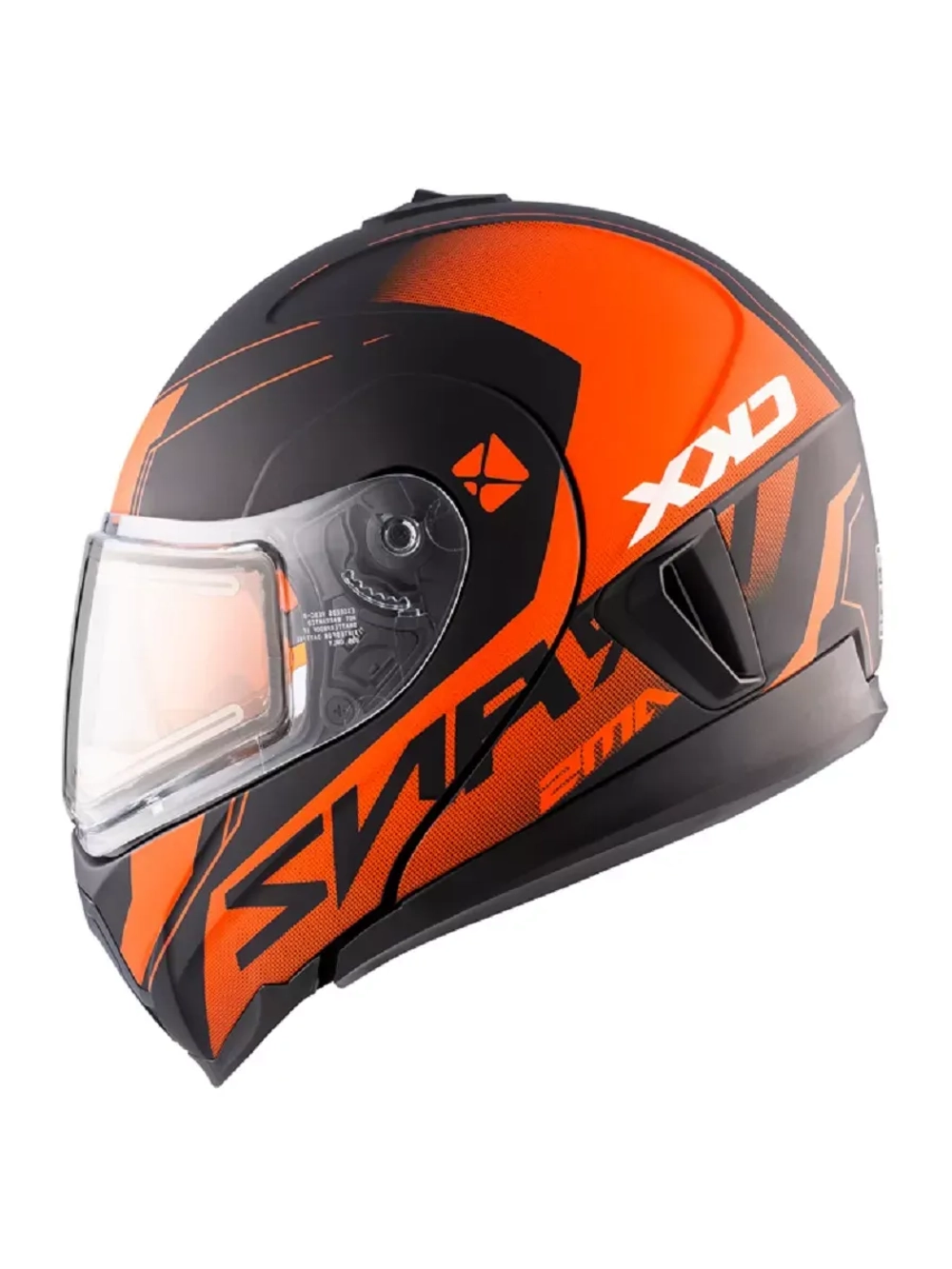 Шлем CKX TRANZ 1,5 Ams DL+EDL Caliber Matt orange L