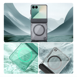 Чехол с MagSafe от Nillkin на Samsung Galaxy Flip 7, серия Iceblade Magnetic Case