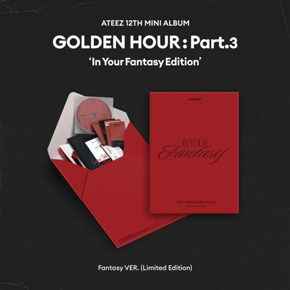 Альбом ATEEZ - GOLDEN HOUR : Part.3 'In Your Fantasy Edition' (Limited)