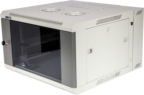 Шкаф настенный 19", 22U TWT TWT-CBW3G-22U-6x6-GY
