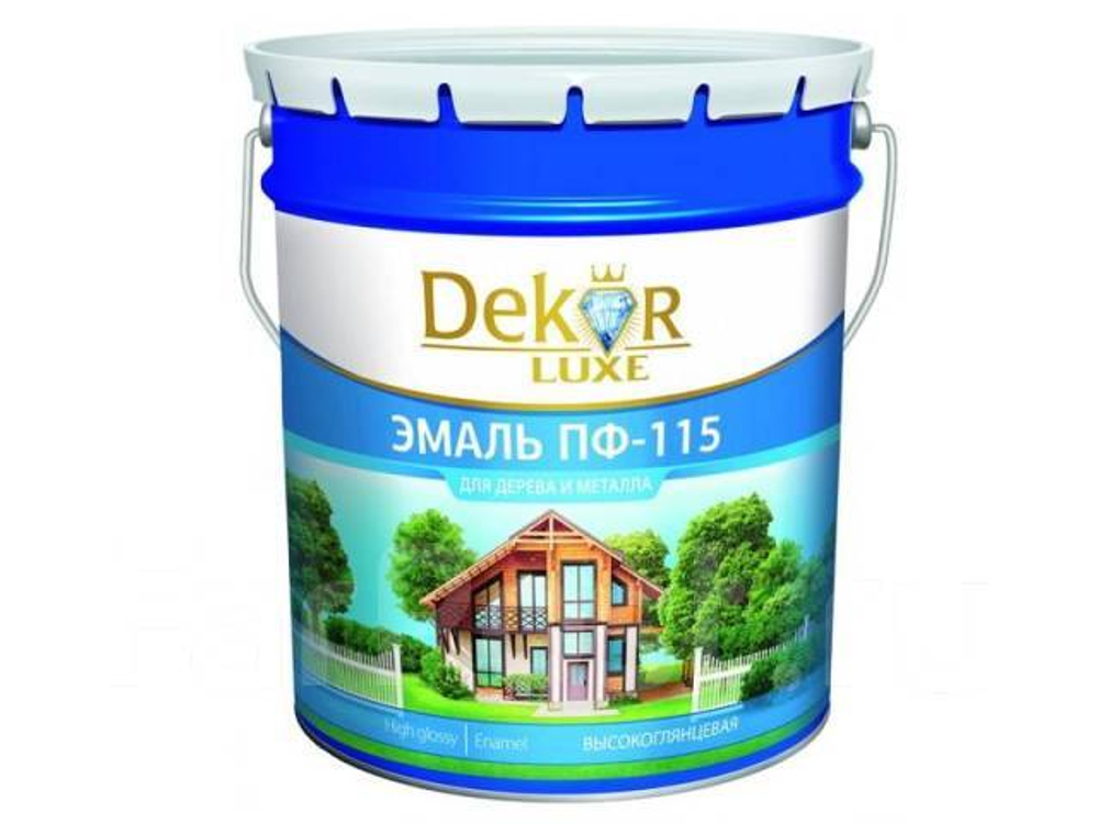 ЭМАЛЬ ДЕКОР ПФ-115 БЕЛАЯ ГЛЯНЦЕВАЯ 20Л