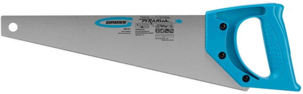 Ножовка для работы с ламинатом 360мм Gross PIRANHA 24121