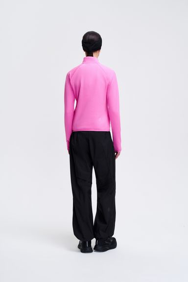 Джемпер half-zip GRI Норд ярко-розовый женский