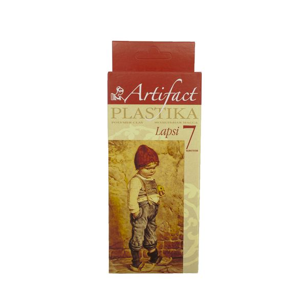 Полимерная глина отверждаемая Lapsi, 7 цветов, упак./140г, 7107-8