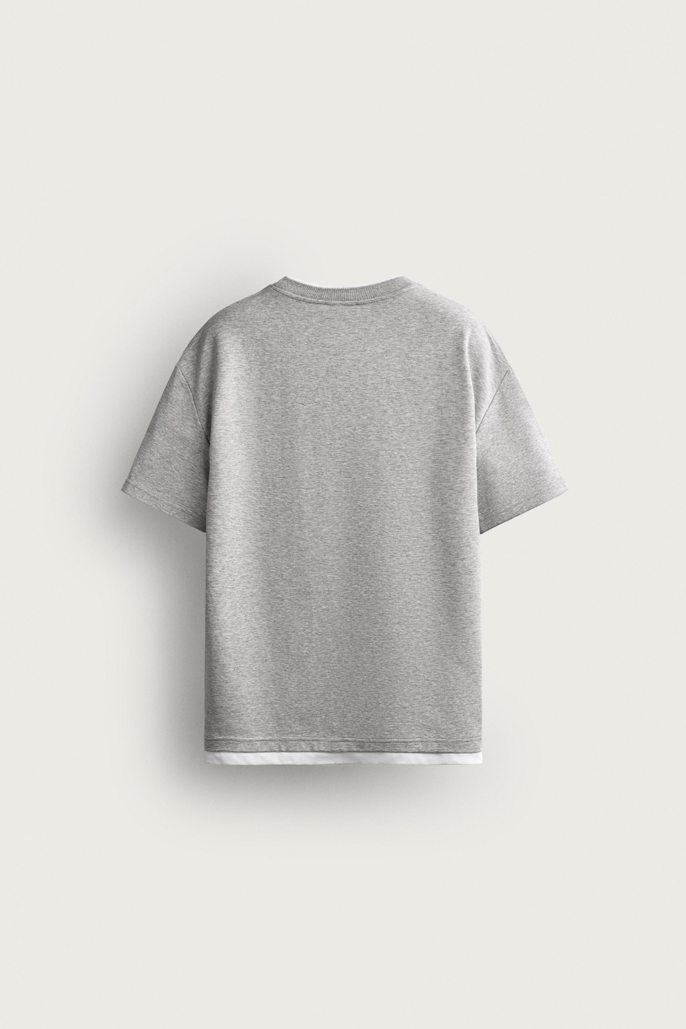 ФУТБОЛКА RELAXED FIT С КОНТРАСТНЫМИ ДЕТАЛЯМИ — ZARA