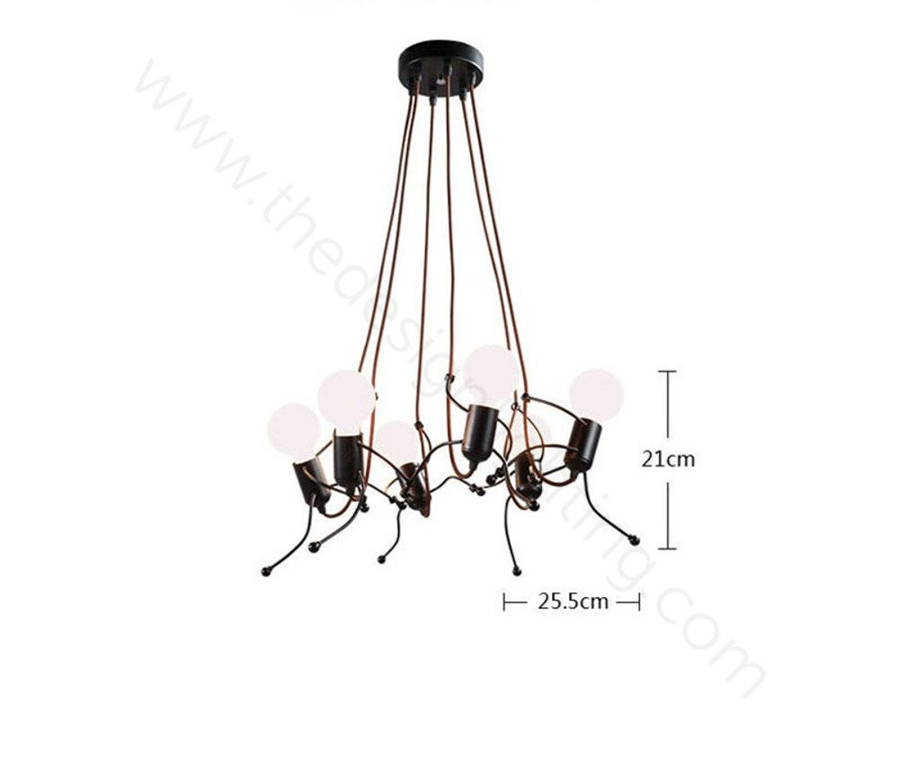 Pendant design lamp Live Men  (3 lampshade )