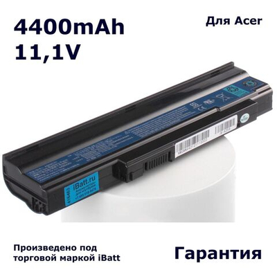 Аккумулятор iBatt 4400mAh, для Extensa 5635ZG-442G165235-902G165635G-652G165235-901G16 E728-452G32Mnkk 5635Z-432G165635Z-442G25MN