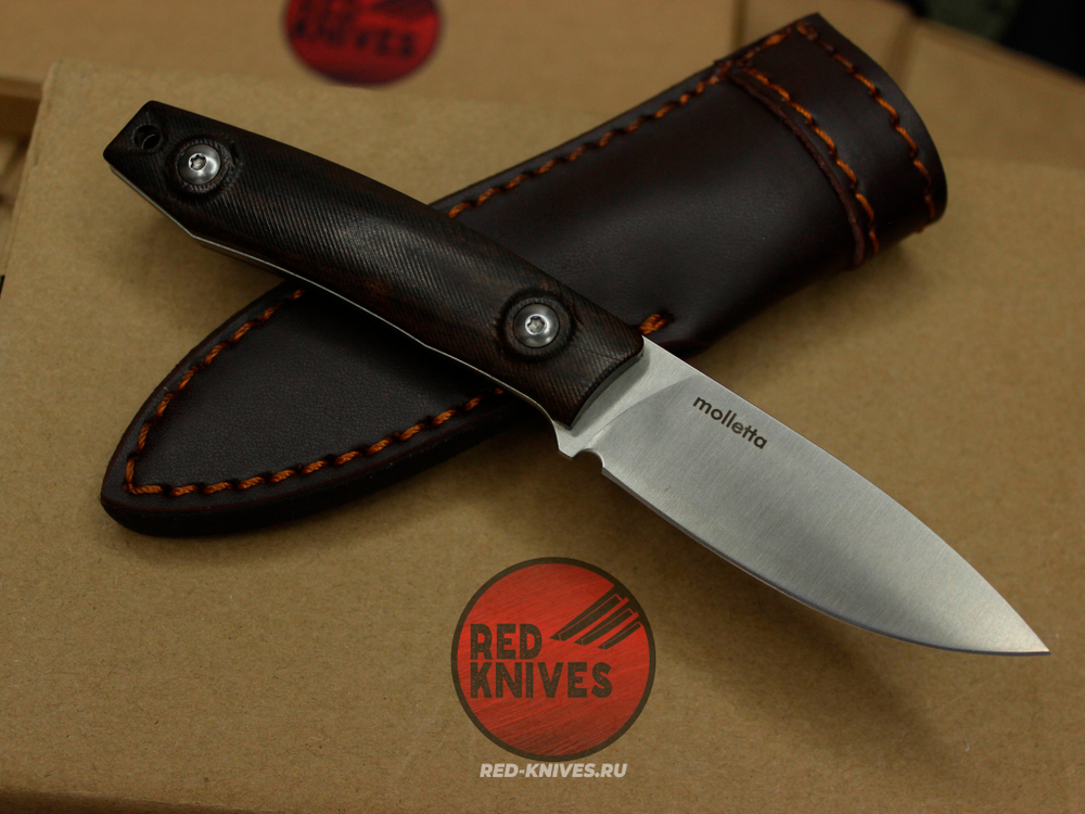 Нож Lion Steel M1 - рукоять дерево, ножны кожа