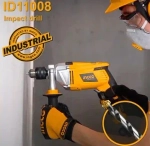 Дрель электрическая ударная INGCO ID11008 INDUSTRIAL 1100 Вт 1,5-13 мм