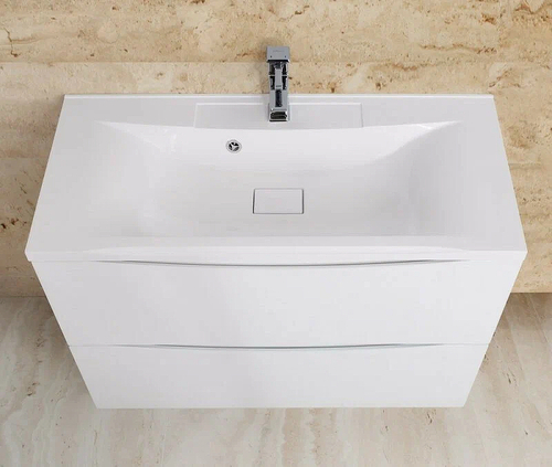 Раковина BelBagno 120 BB1200/450-LV-MR-PR Белая