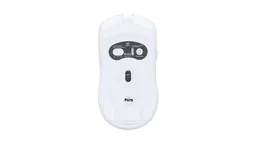 AULA SC580X White — нижняя панель, переключатель и отсек приёмника