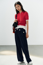 КАРДИГАН В РУБЧИК С КОРОТКИМ РУКАВОМ — ZARA