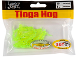Виброхвосты съедобные Lucky John Pro Series TIOGA HOG 2.5" (63мм/9шт)