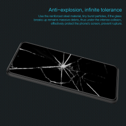 Ультра тонкое стекло с прозрачными рамками от Nillkin для Xiaomi Poco F5 Pro, серия H Anti-Explosion Glass Screen Protector