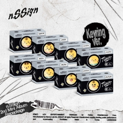 Альбом n.SSign - Tiger 2nd Mini Album LIMITED Edition Repackage NFC KEYRING RANDOM Version