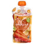 Happy Family Organics, Happy Tot®, Love My Veggies, этап 4, органическая морковь, бананы, манго и батат, 4 пакетика по 120 г (4,22 унции)
