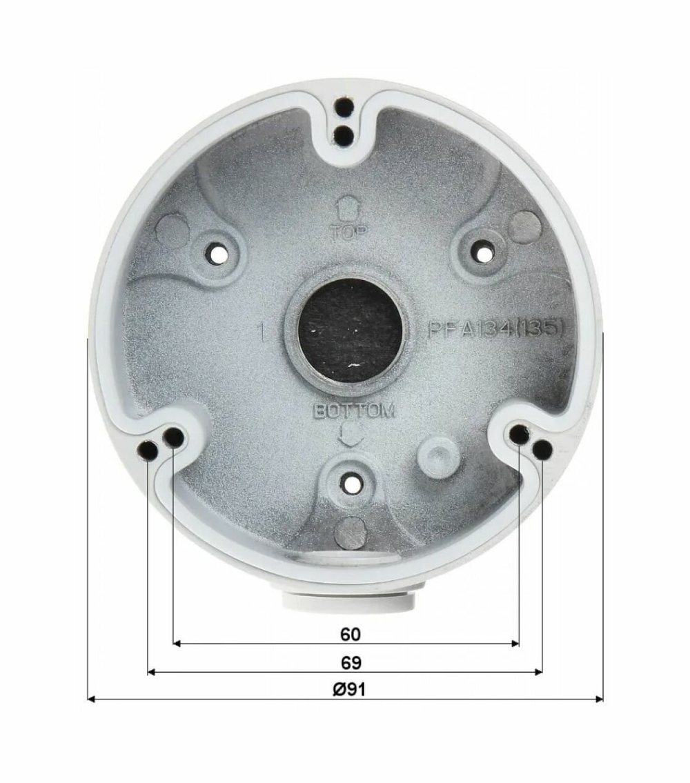Монтажная коробка Dahua DH-PFA135 для видеокамер