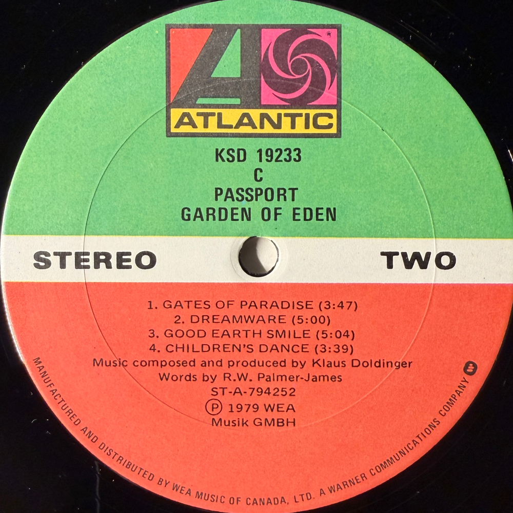 Passport – Garden Of Eden (Канада 1979г.)