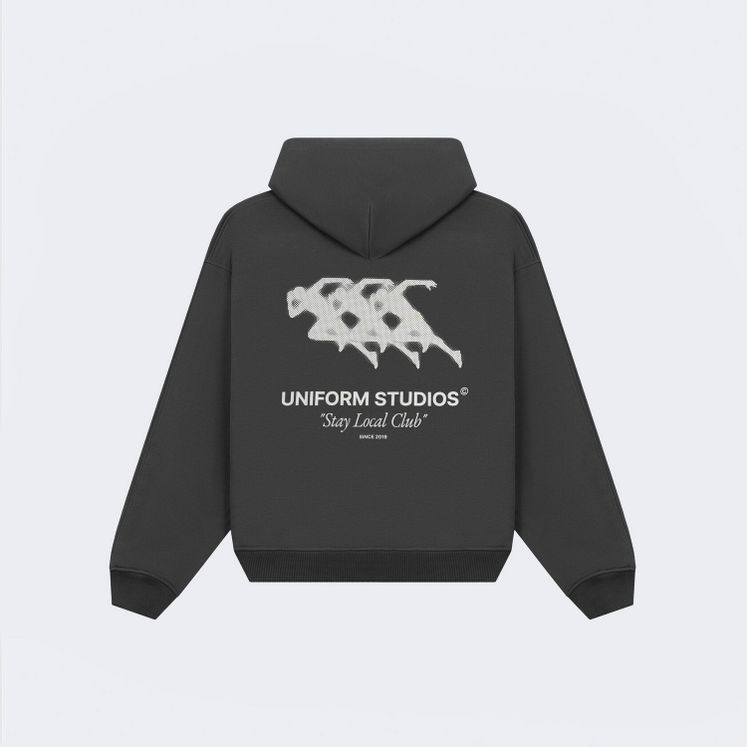 Худи UNIFORM Everyday Runners, темно-серый