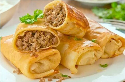 Блинчик с мясом