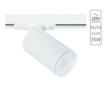 Трековый однофазный светильник GU10 A1519PL-1WH белый Flame Arte lamp