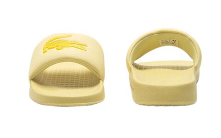 Шлепанцы Lacoste Serve Slide 1.0 - light yellow/yellow