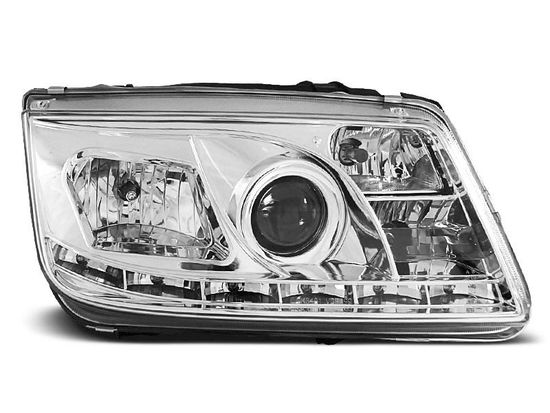 Передние фары CHROME DAYLIGHT для Volkswagen Bora