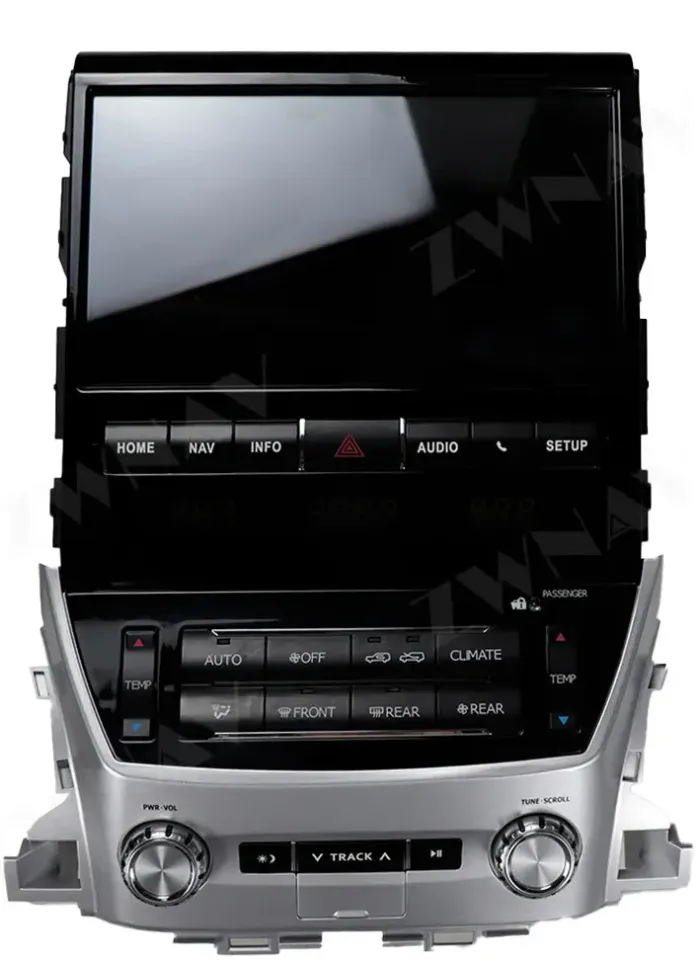Магнитола для Toyota Land Cruiser 200 2015-2021 (top) - Kuberg ZF-7008-GE монитор 10" на Android 13, Быстрая, CarPlay, 4G SIM-слот