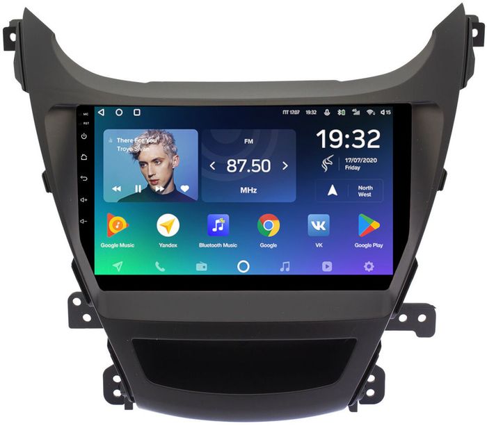 Магнитола для Hyundai Elantra 5 MD 2013-2015 (рестайлинг) - Teyes CC2 PLUS монитор 9" QLED, Android 10, Быстрая, SIM-слот