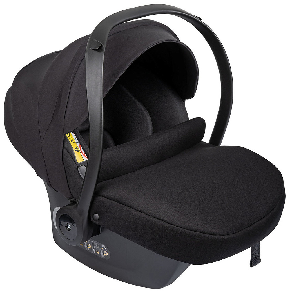 Детская коляска Indigo Barbara Eco Classic 3 в 1 с автокреслом Avionaut Cosmo Black Be05 белая кожа